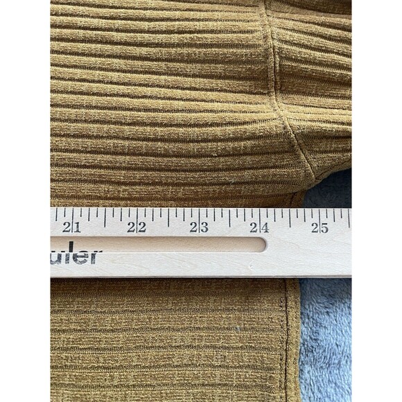 Free People Movement Can't Handle This Turtleneck Small Mustard Atlas Bell Boho - Picture 13 of 16